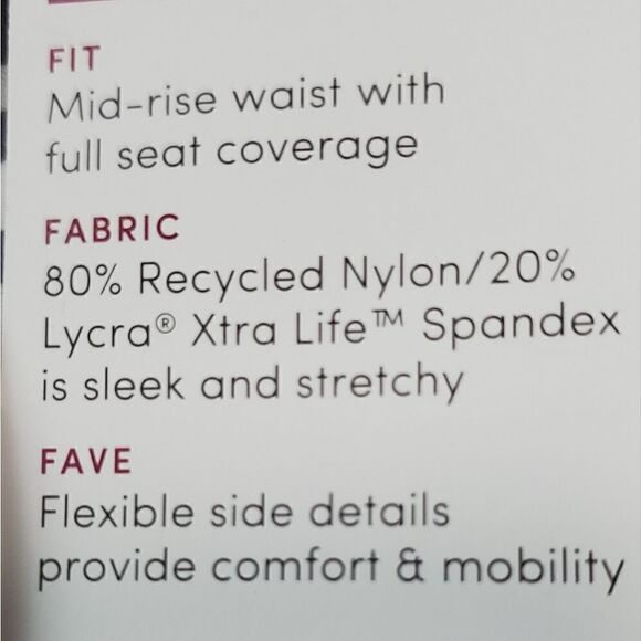 NWT Athleta Retro Palm Black & White Bikini Bottoms - Picture 6 of 8